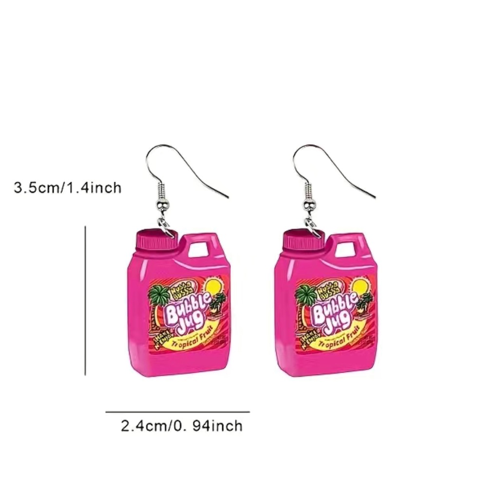 90s Themed Earrings Brand New